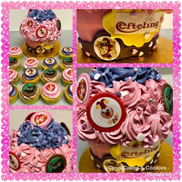 Giant cupcake in thema