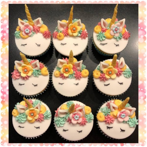 Cupcake fondant in thema