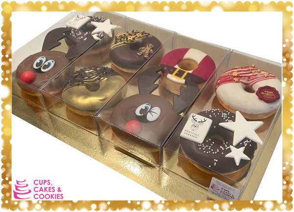 Donuts kerst 2 stuks